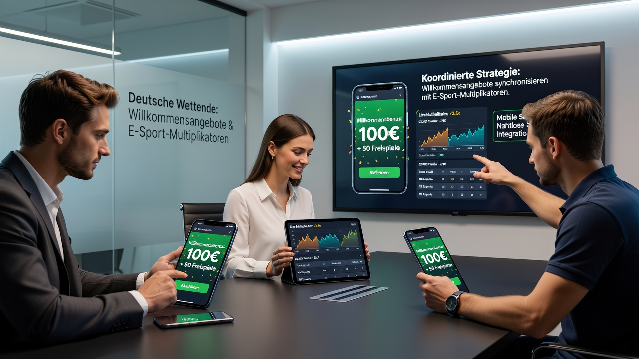 Live-E-Sports-Multiplikatoren auf mobilen Geräten während deutscher Wettaktivitäten in Saisonphasen