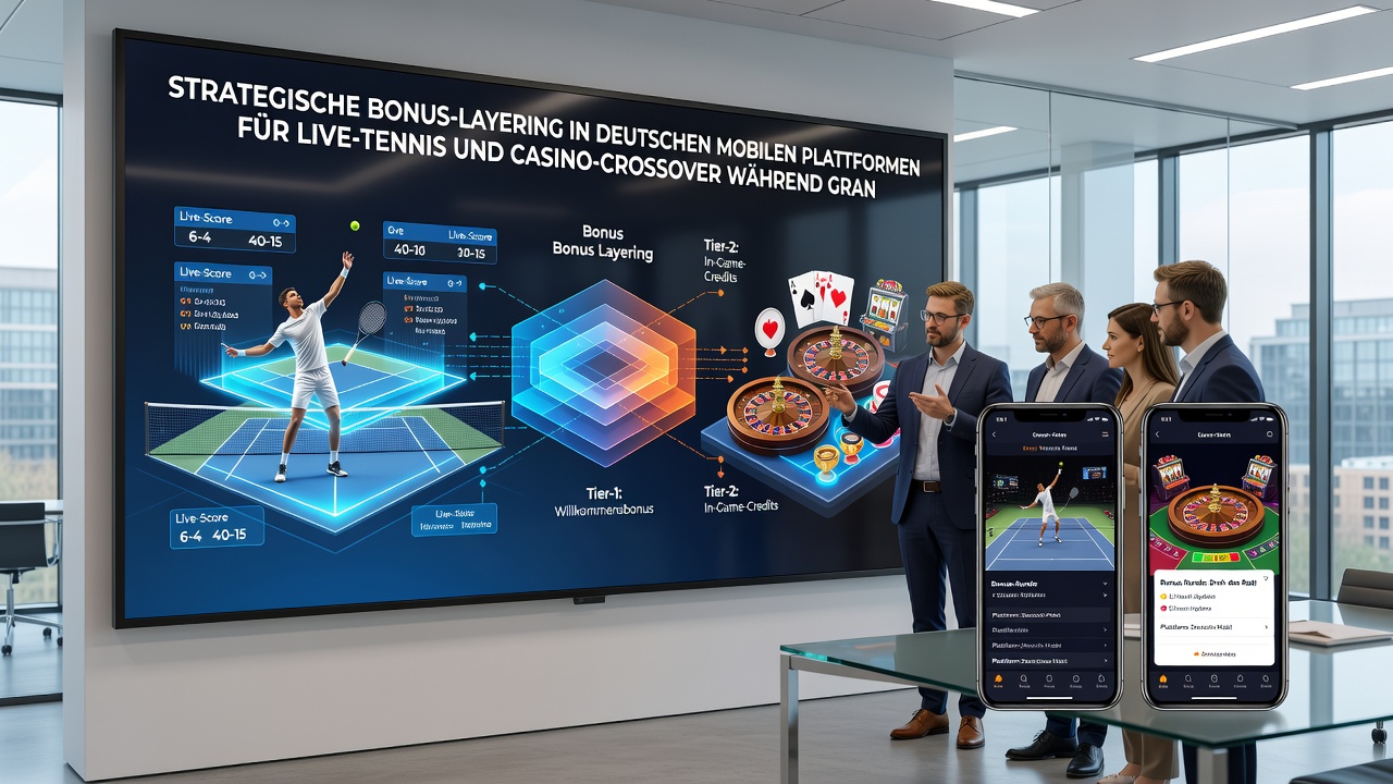 Schichtung von Boni für Tennis und Casino auf Smartphones in Deutschland