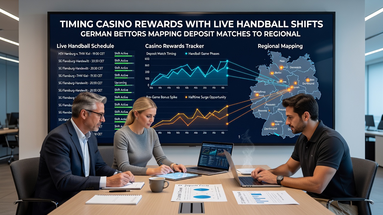 Deutsche Wettende koordinieren Casino-Belohnungen mit Handball-Turnierphasen auf Mobilgeräten