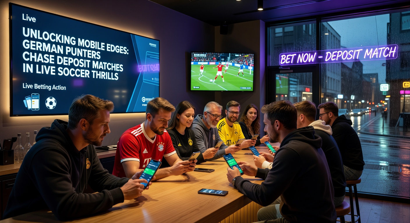 Live-Wetten auf Bundesliga-Spiele via Smartphone mit aktivierten Einzahlungsboni in Echtzeit